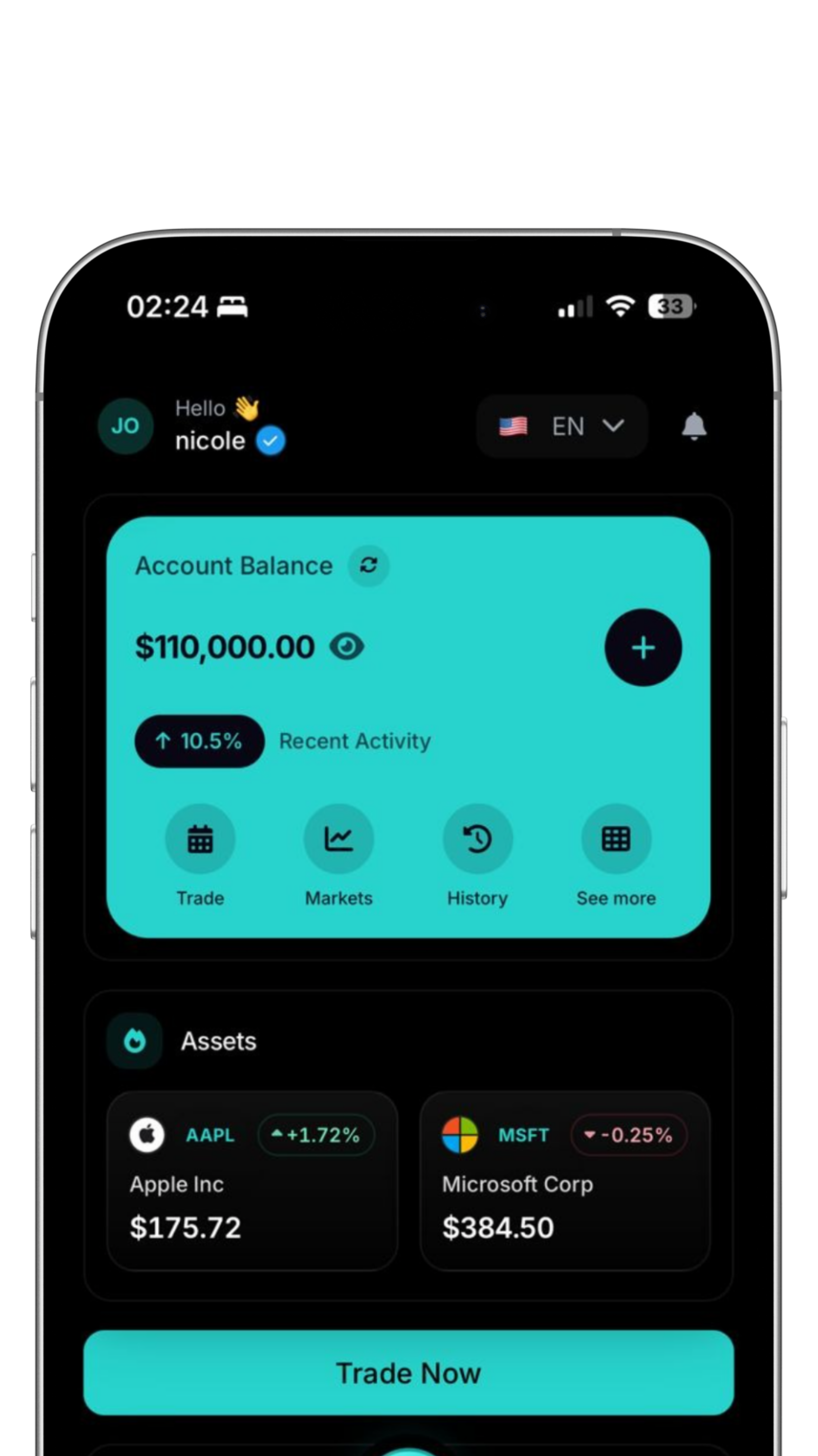 Invest section media